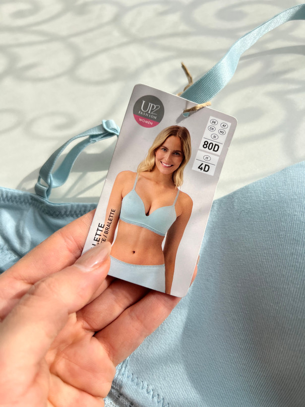 سوتین آبی آسمانی Up2 fashion آپ تو فشن 80D