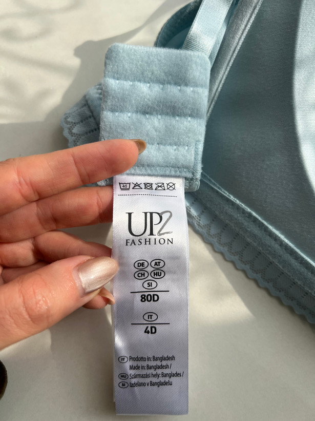 سوتین آبی آسمانی Up2 fashion آپ تو فشن 80D